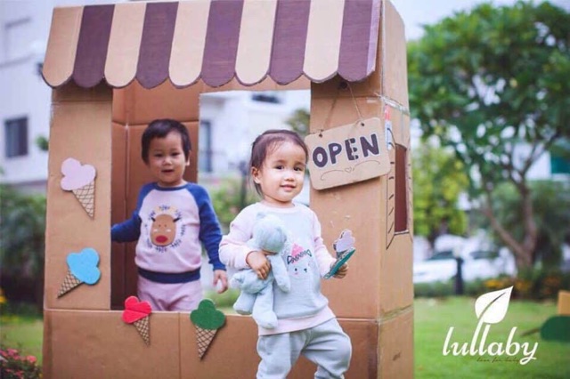 Bộ Pijama lullaby cho bé 0m-4Y-Gile 2 lớp