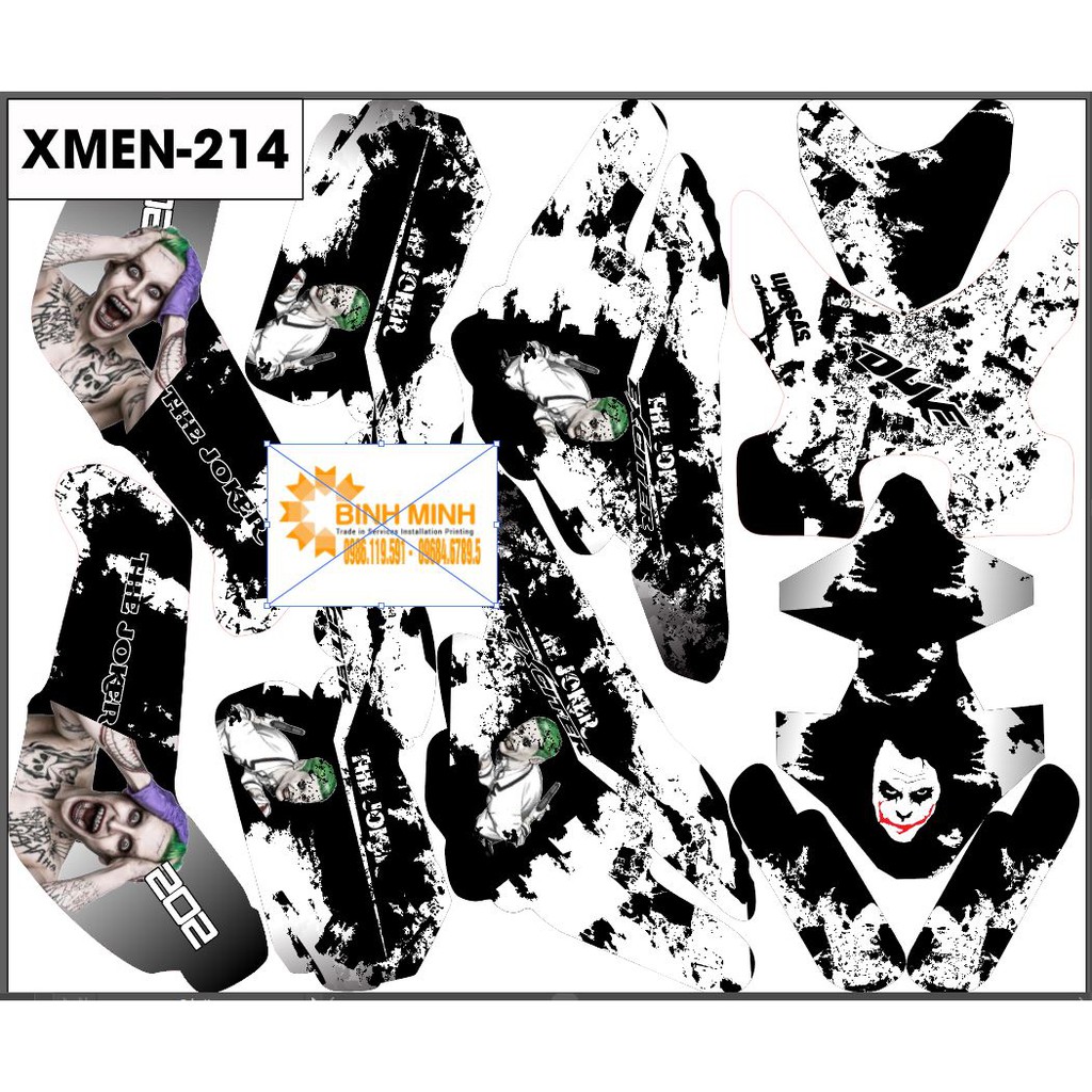 Tem trùm xe điện xmen 214