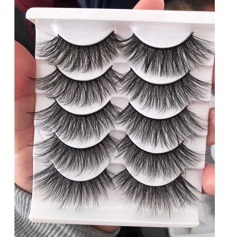 Set 5 Cặp Lông Mi Giả 3D Mềm Mại