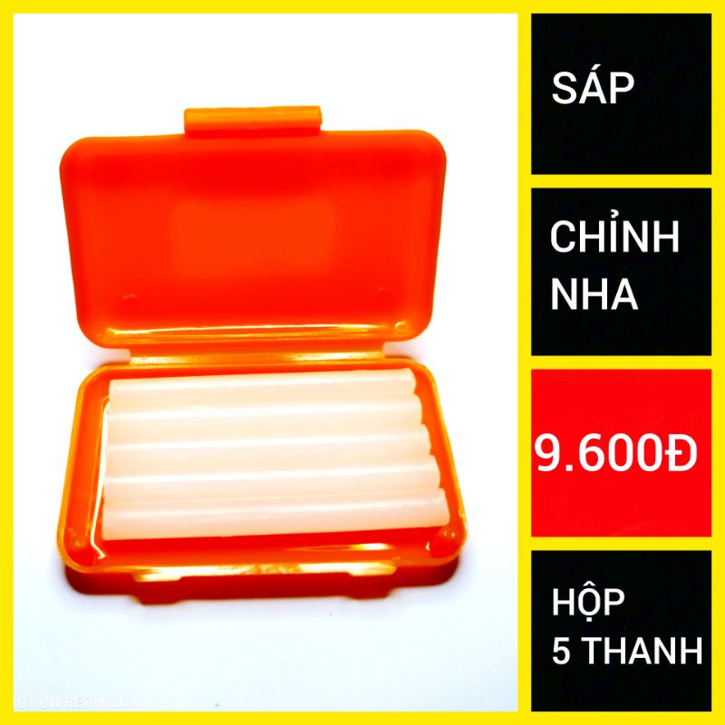 Sáp Nha Khoa cho người niềng răng- 5 thanh/hộp, giảm đau, không gây mùi
