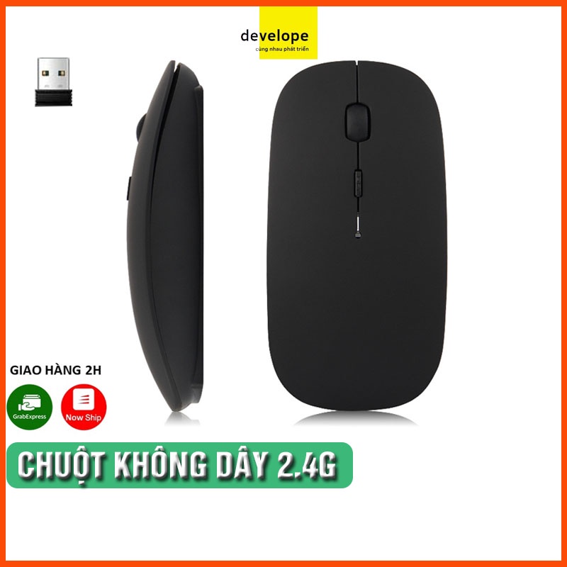 Chuột không dây/ chuột máy tính siêu mỏng không dây 3D