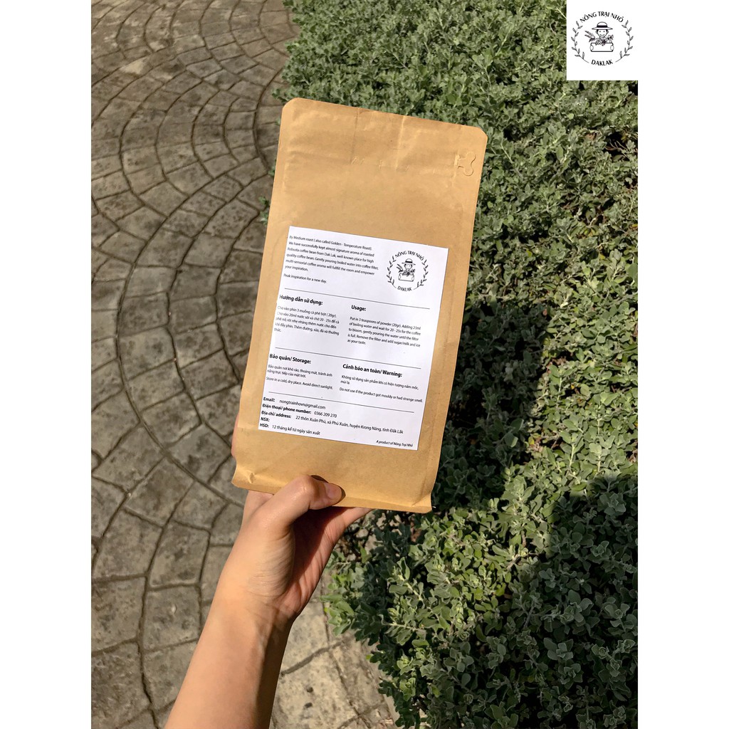 500 GRAM Cà phê rang xay Robusta 100% Rang Mộc Nguyên Chất Coffee bột rang xay pha phin pha máy ĐẮK LẮK | BigBuy360 - bigbuy360.vn