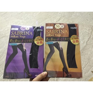 Tất Sabrina Heat top Giữ nhiệt - màu đen (set 2 đôi)