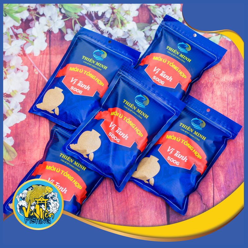 Mồi Câu Cá Ủ TỔNG HỢP VỊ TANH TM 500G - Vũ Môn Fishing