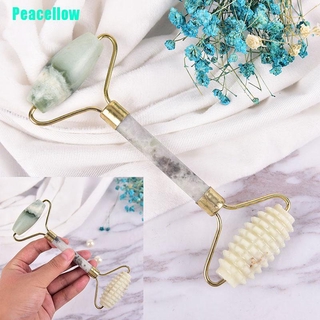 (Hàng Mới Về) 1 Cây Lăn Massage Mặt Bằng Đá Ngọc Bích Tự Nhiên