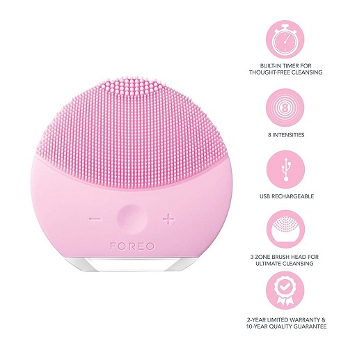 Máy rửa mặt Forever LINA mini - Máy massage rửa mặt làm sạch hiệu quả - Có kèm dây sạc