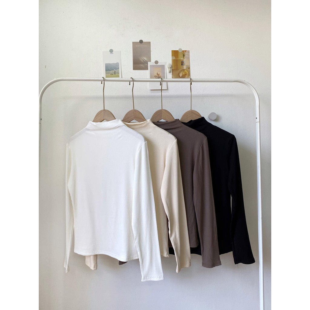 (Ảnh thật) Áo thun tăm cổ leo dài tay tag Free the.sweaterweather TSW | BigBuy360 - bigbuy360.vn