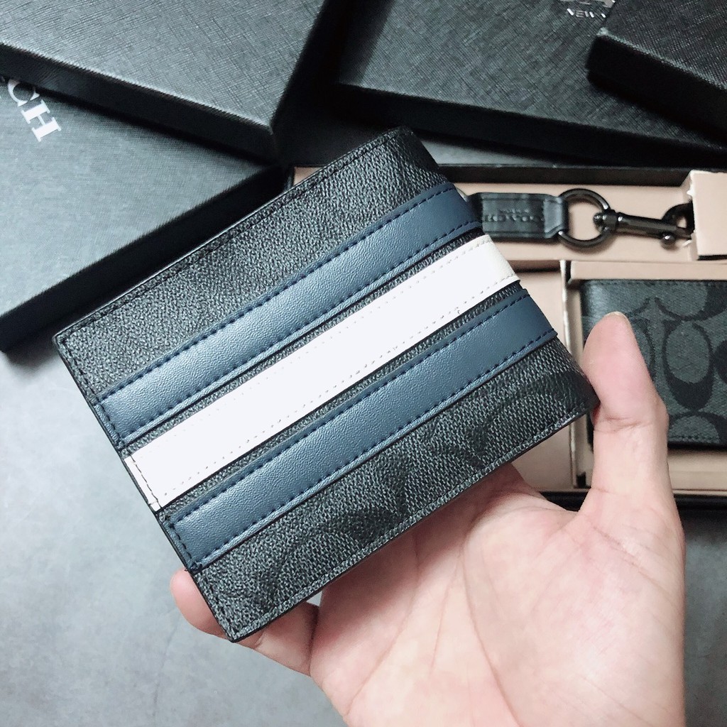 Set Coach ví ngắn + khóa - S163