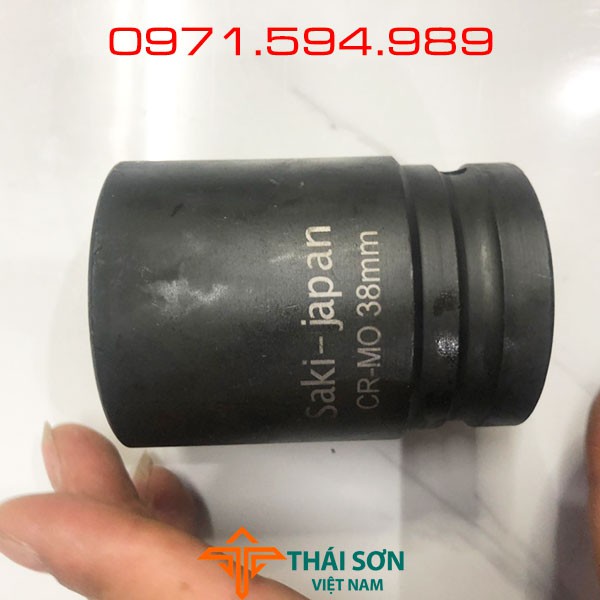 Đầu típ khẩu 1" 8cm mở kích thước từ 32mm đến 41mm. Đầu khẩu lục giác 1inch, hàng chất lượng cao, thép siêu bền