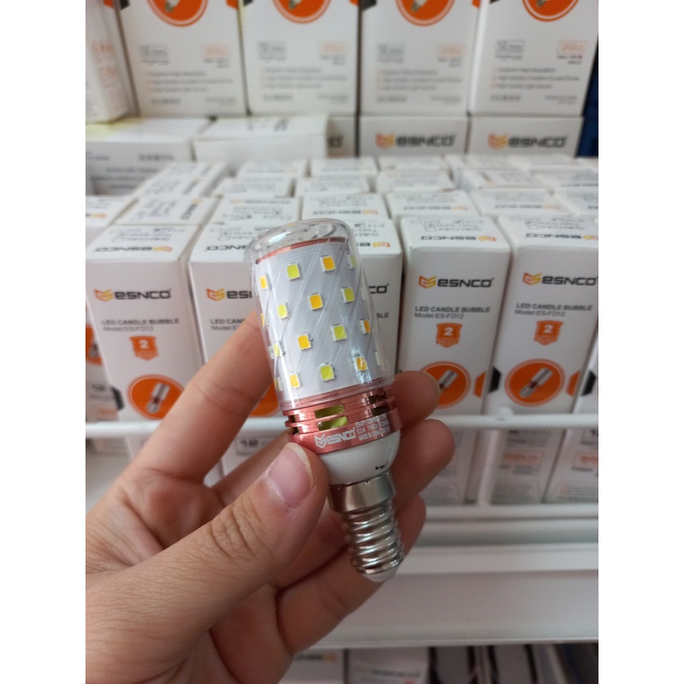 Bóng led bắp ngô 3 chế độ 12W Đui E14