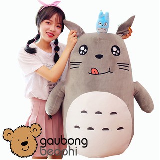 THÚ BÔNG TOTORO ĐỨNG MỊN SIZE 110CM – GẤU BÔNG [ GIAO MÀU NGẪU NHIÊN ]