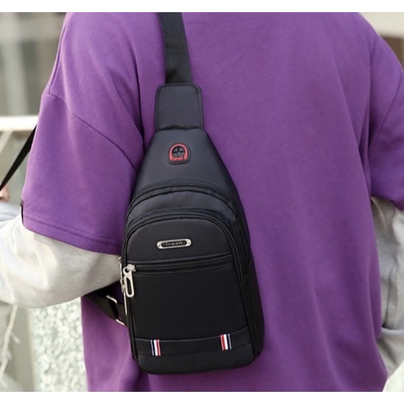 ( freeship) túi đeo chéo dù, đeo hông và trước ngực nam nữ,chất liệu cavans cao cấp | BigBuy360 - bigbuy360.vn