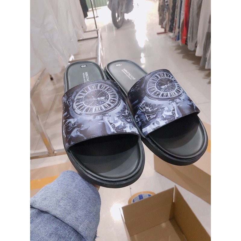 Dép Nam Thời Trang 3D Bánh Xe đế thấp full size 38-43