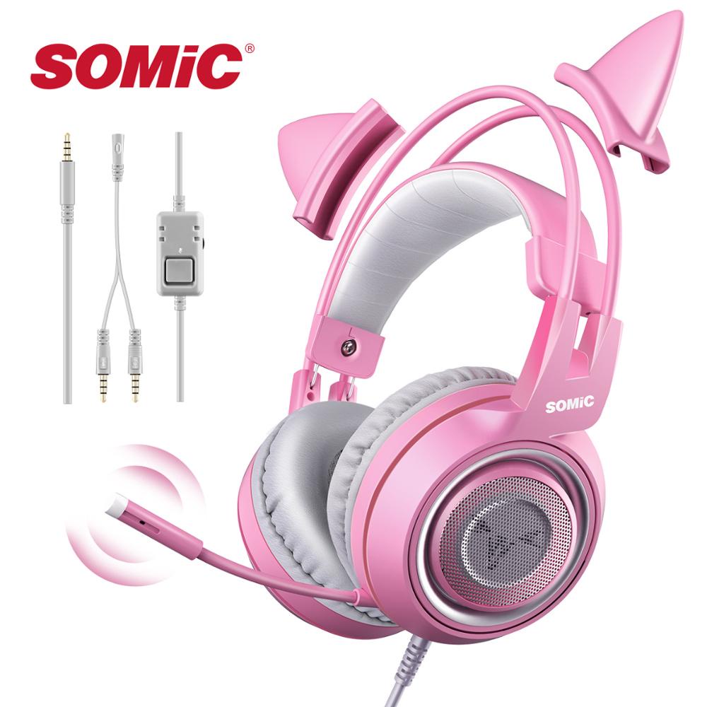 Somic Tai Nghe Chơi Game Có Dây 3.5mm g951s Kèm Mic Dành Cho Điện Thoại ps4 / laptop