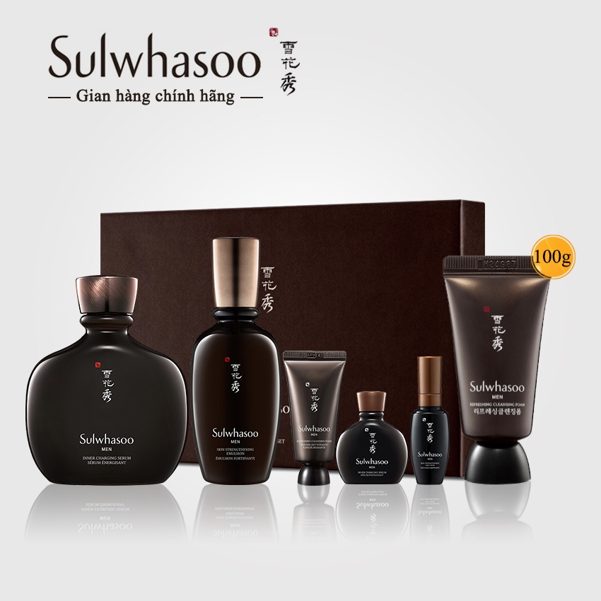 Bộ Dưỡng Da Chuyên Sâu Cho Nam Sulwhasoo Men Age Defyng - Bộ dưỡng da nam Sulwhasoo