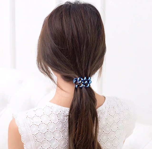 Combo 3 buộc tóc lò xo siêu bền phong cách Hàn