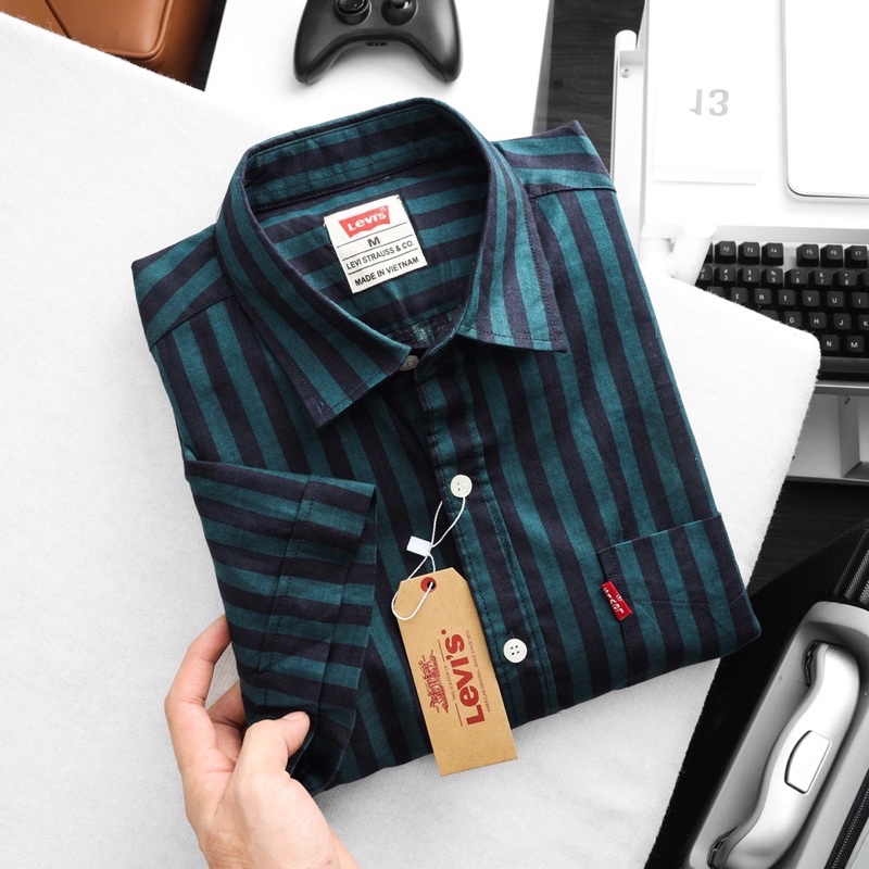 ÁO SƠ MI 1 TÚI LV’S