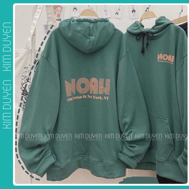 Áo Hoodie NOAH Áo Hoodie Nỉ Ngoại Dày Dặn Mũ To 2 Lớp Form Rộng Unisex Nam Nữ [Ảnh Thật + Video]