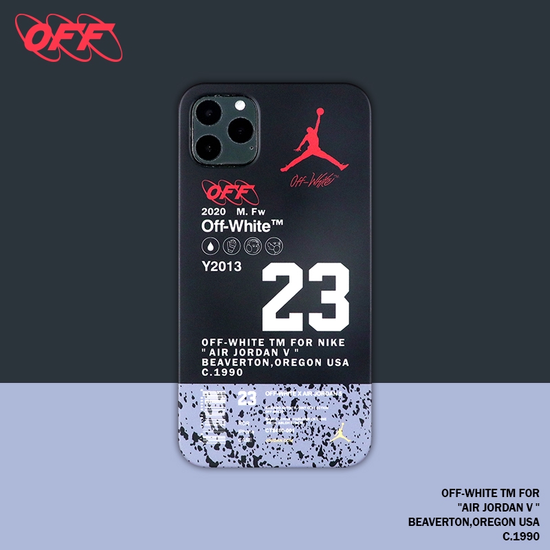 Ốp điện thoại logo Off White Jordan cho iPhone 12 7/8 Plus / X / XS / XR / XS MAX / 11/11 PRO / 11 Pro MAX | BigBuy360 - bigbuy360.vn