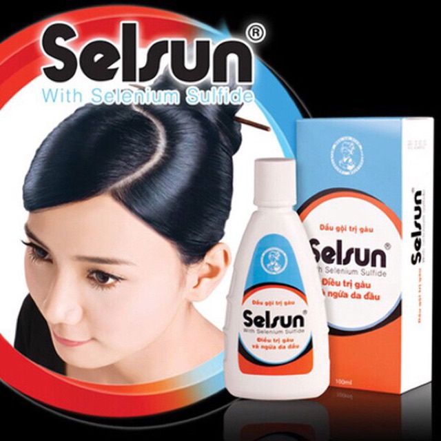 Dầu gội SelSun 1% Selenium Sulfide Anti-Dandruff Shampoo 100ml 30Shine phân phối chính hãng ngừa gàu giảm ngứa da đầu