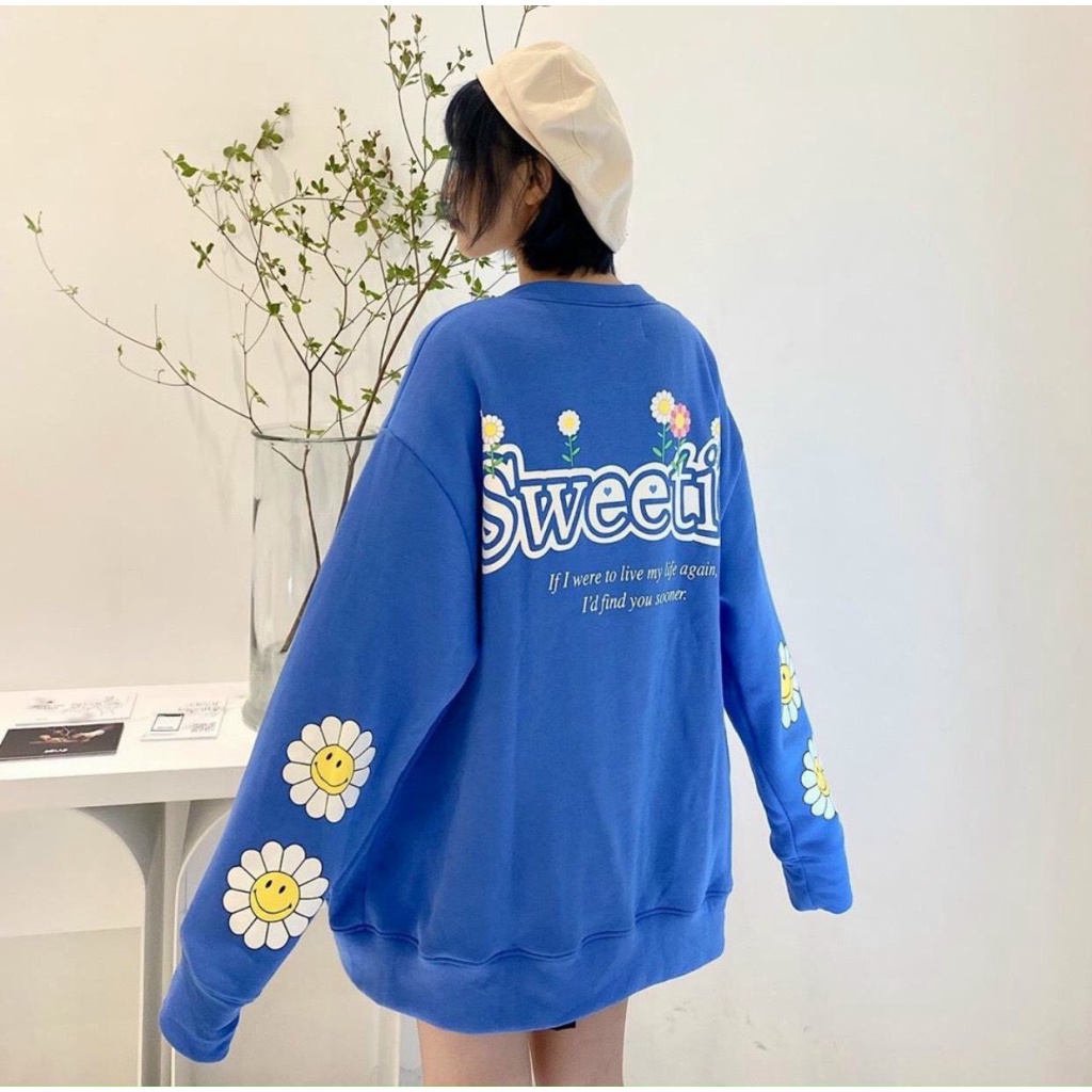 Áo Khoác Nỉ Cadigan Bomber Ulzzang Áo khoác hoodie Cadigan Hoa cúc form rộng Unisex chống nắng siêu tốt TP [NewUnisex]