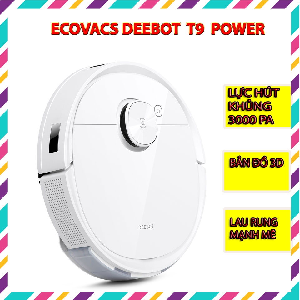 Robot Hút Bụi Lau Nhà Ecovacs DEEBOT T9 POWER / T9 Max - Hàng trưng bày