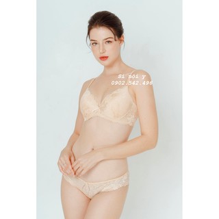 Áo Boya mỏng ren, 3 móc cài ( Có cúp A,B,C)