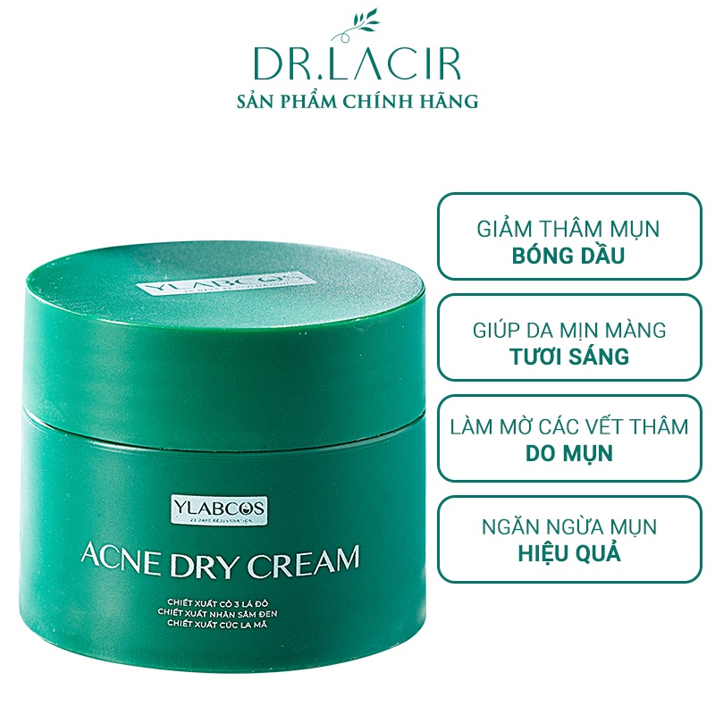 Kem gom cồi mụn Acne Dry Cream Dr.Lacir 25gr DR69