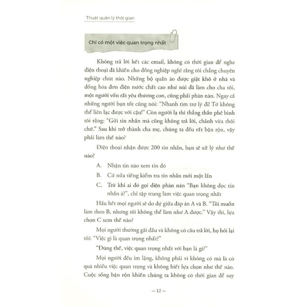 Sách - Nghệ Thuật Quản Lý Thời Gian Của Phụ Huynh [AlphaBooks]