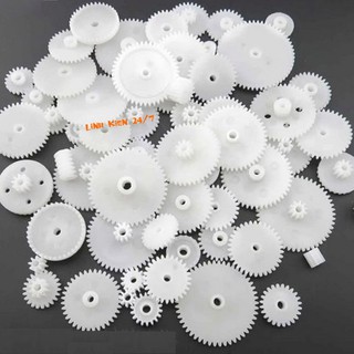 Bộ Bánh Răng Nhựa, Phụ Kiện Robot 58 Chi Tiết