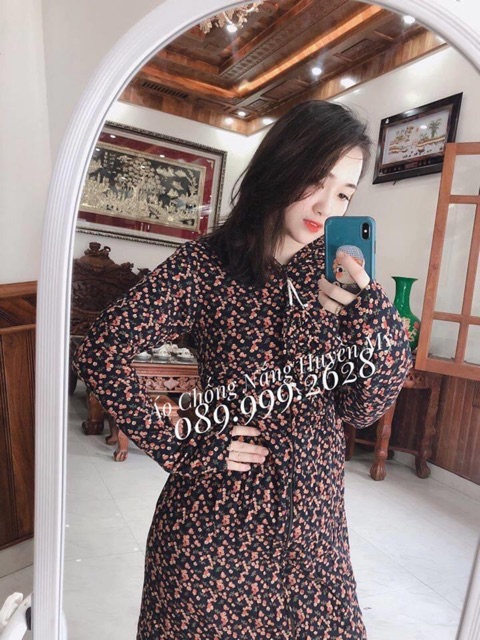 Áo Chống Nắng Thân Dài Lanh, Áo Chống Nắng Nữ Toàn Thân Vải Lanh Cao cấp | BigBuy360 - bigbuy360.vn