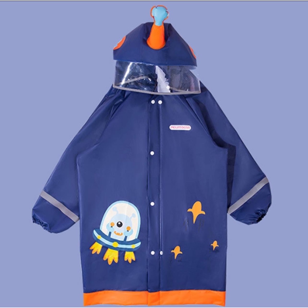 Áo Mưa Mario In Hoạt Hình Dễ Thương Cho Bé