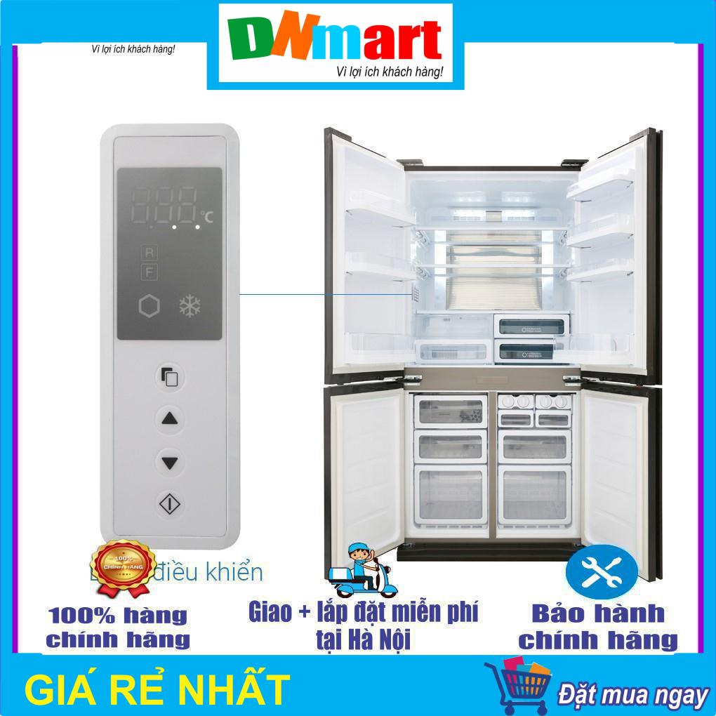 Tủ lạnh Sharp SJ-FX688VG-BK 4 cánh màu gương đen inverter 678L
