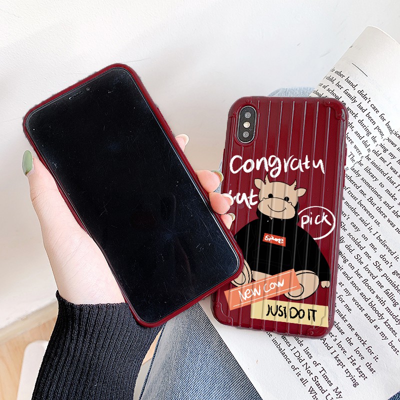 Ốp lưng iphone Pick Cow sọc 3D chống va đập 5/5s/6/6plus/6s/6splus/7/7plus/8/8plus/x/xs/11/12/pro/max/plus/promax | BigBuy360 - bigbuy360.vn