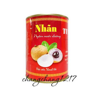 Nhãn Ngâm Thanh Hà Lon 565gr