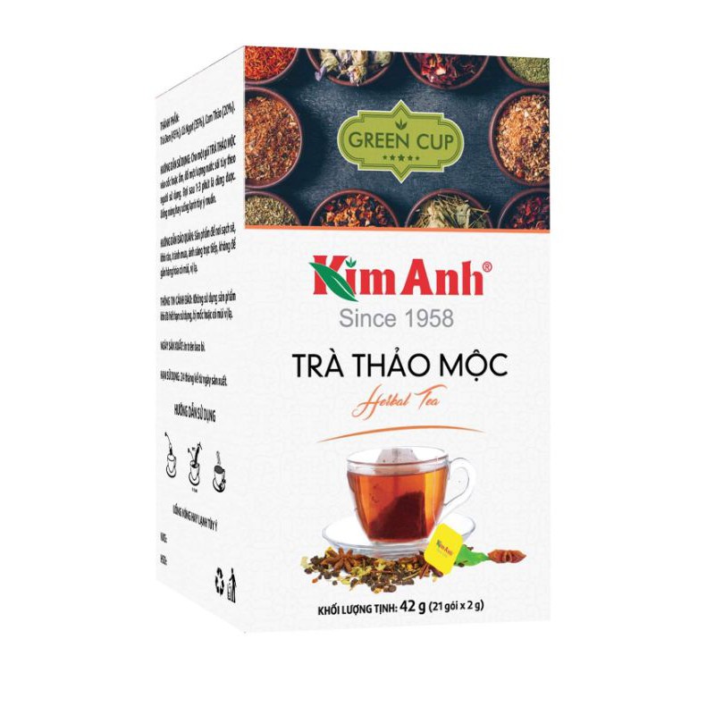 Trà túi lọc thảo mộc Kim Anh