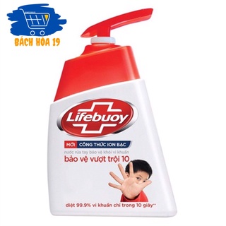 Chai nước rửa tay Lifebuoy 180G-500G