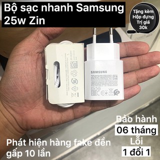 Củ Sạc Nhanh Samsung 25w PD - Bóc Máy S10 5G