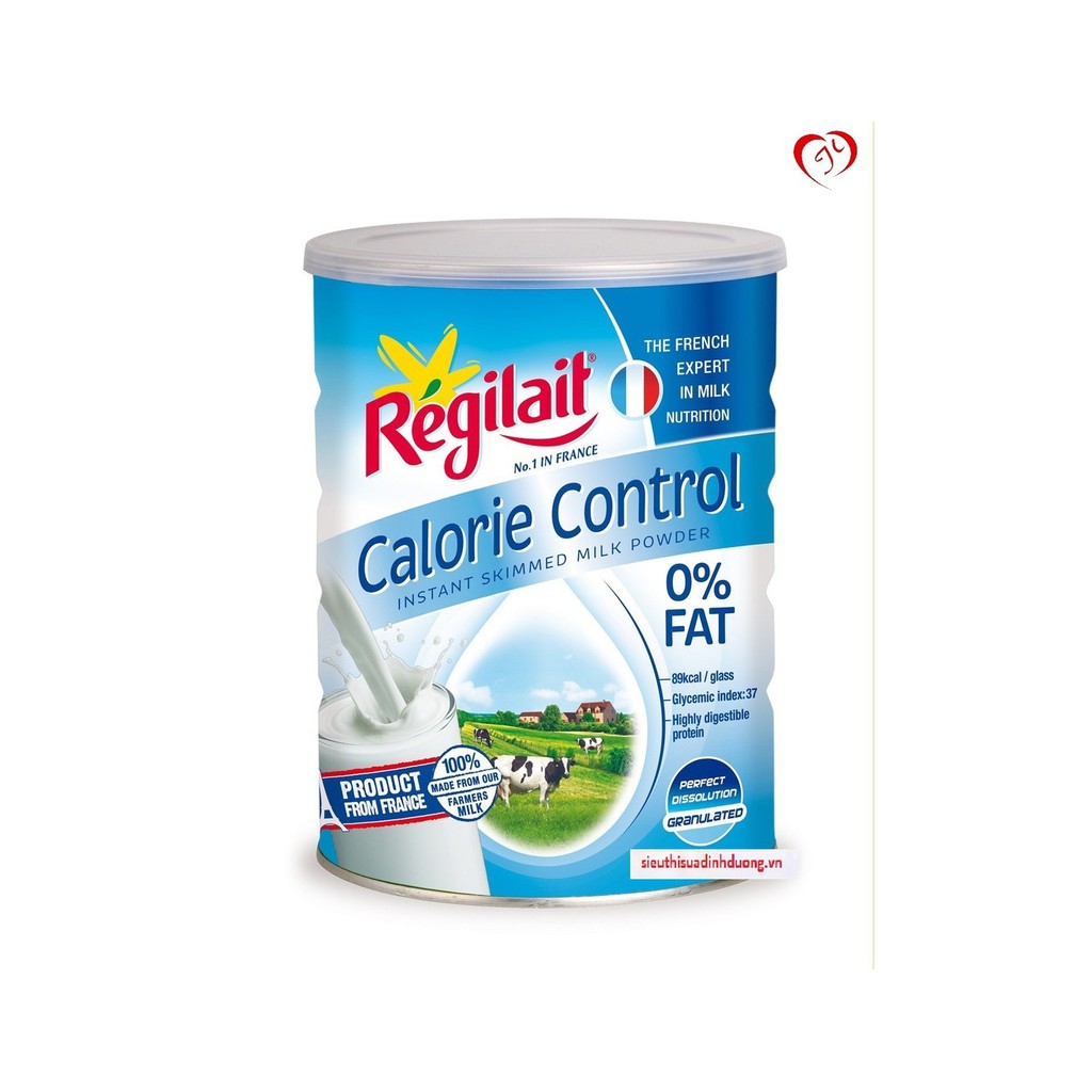 Combo 2 Lon Sữa Regilait(Calorie Control) 0% Chất Béo