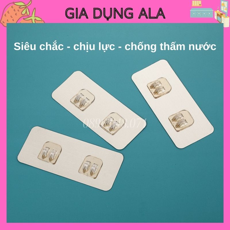 Miếng Dán Tường Kệ Góc Nhà Tắm Trong Suốt Dự Phòng Chịu Lực, Miếng Dán Kệ Chữ Nhật Siêu Dính Đa Năng