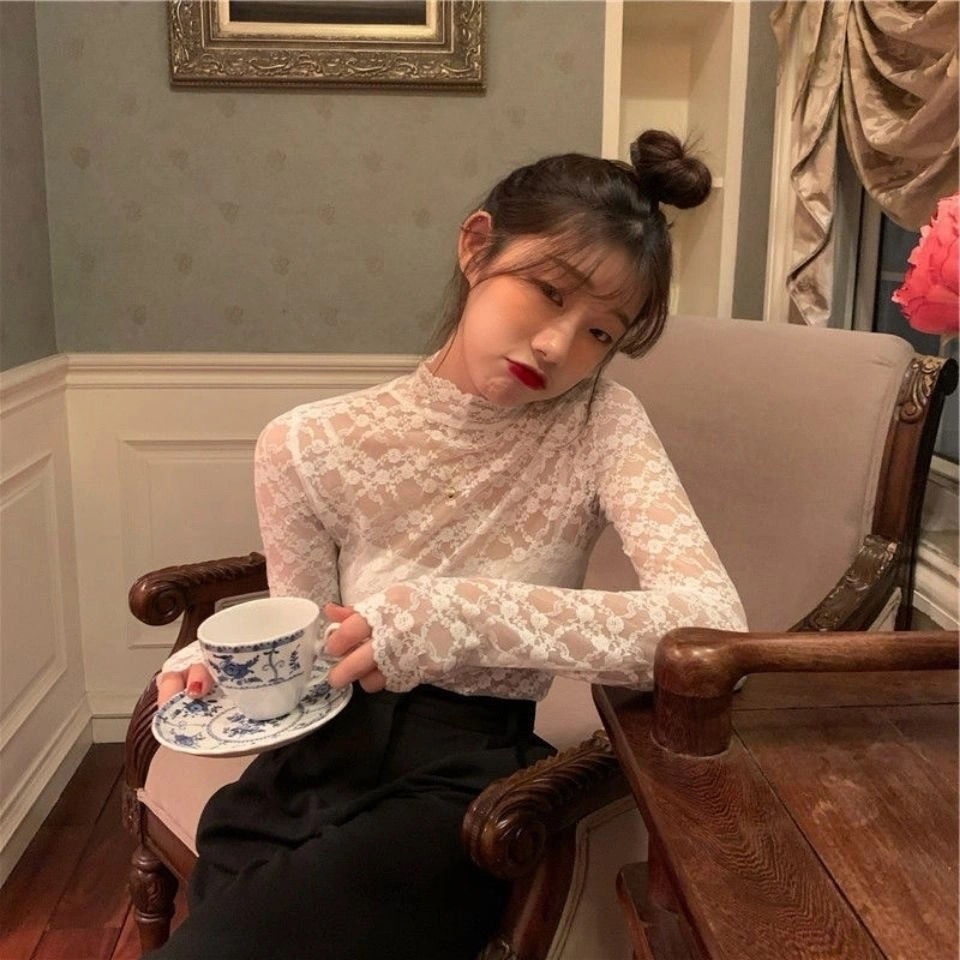 Áo ren tay dài thời trang mùa hè mới 2023