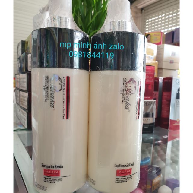 Dầu gội xả misaka 800ml /1 chai