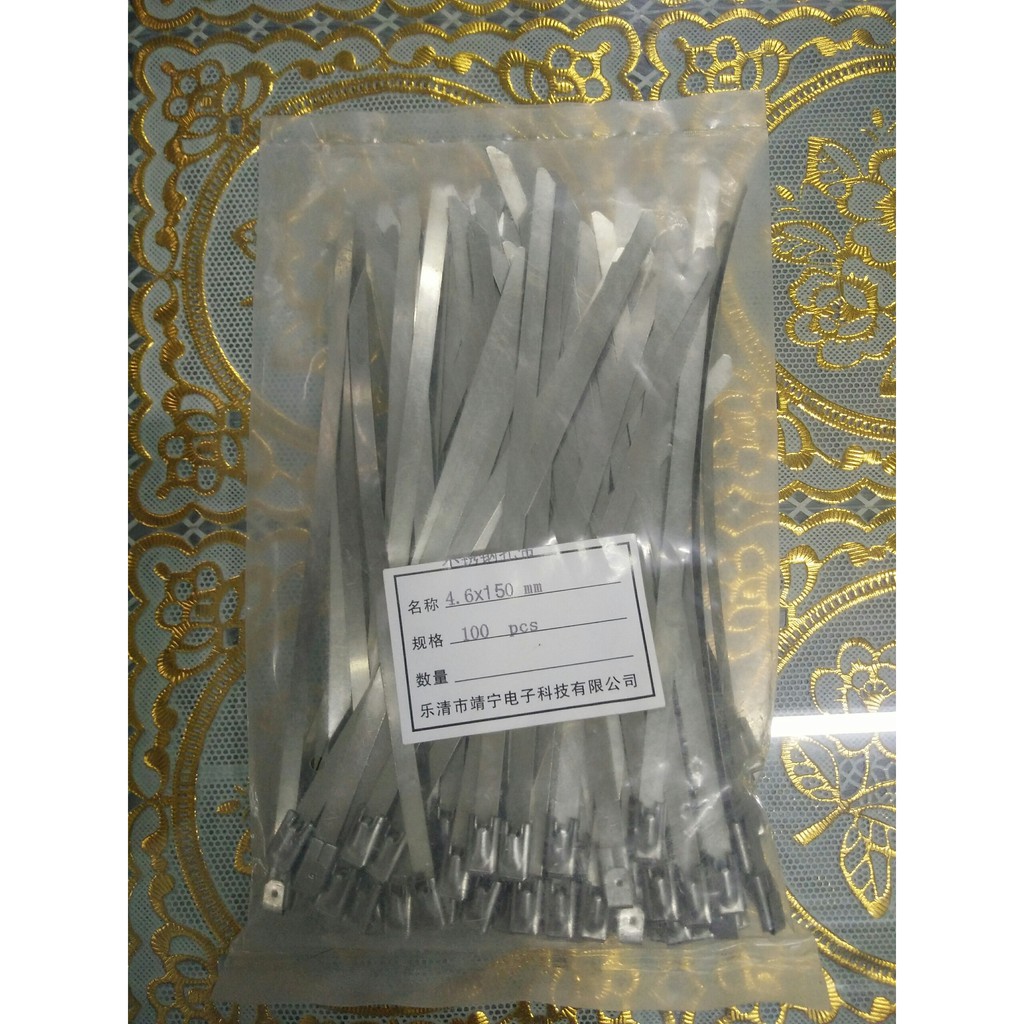 Dây rút inox 4.6 x 150(100 sợi)