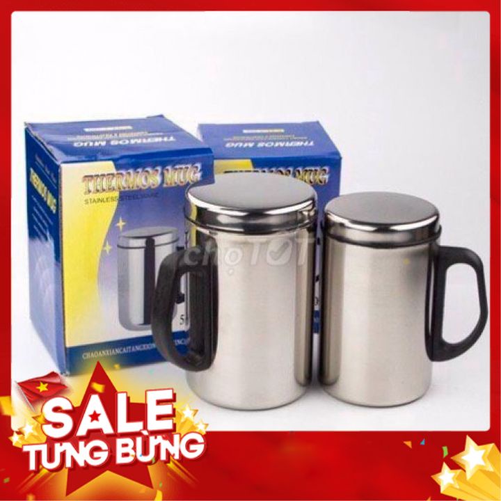 CA Ủ CHÁO GIỮ NHIỆT INOX THERMOS MUG 500ml CAO CẤP HÀNG MỚI VỀ