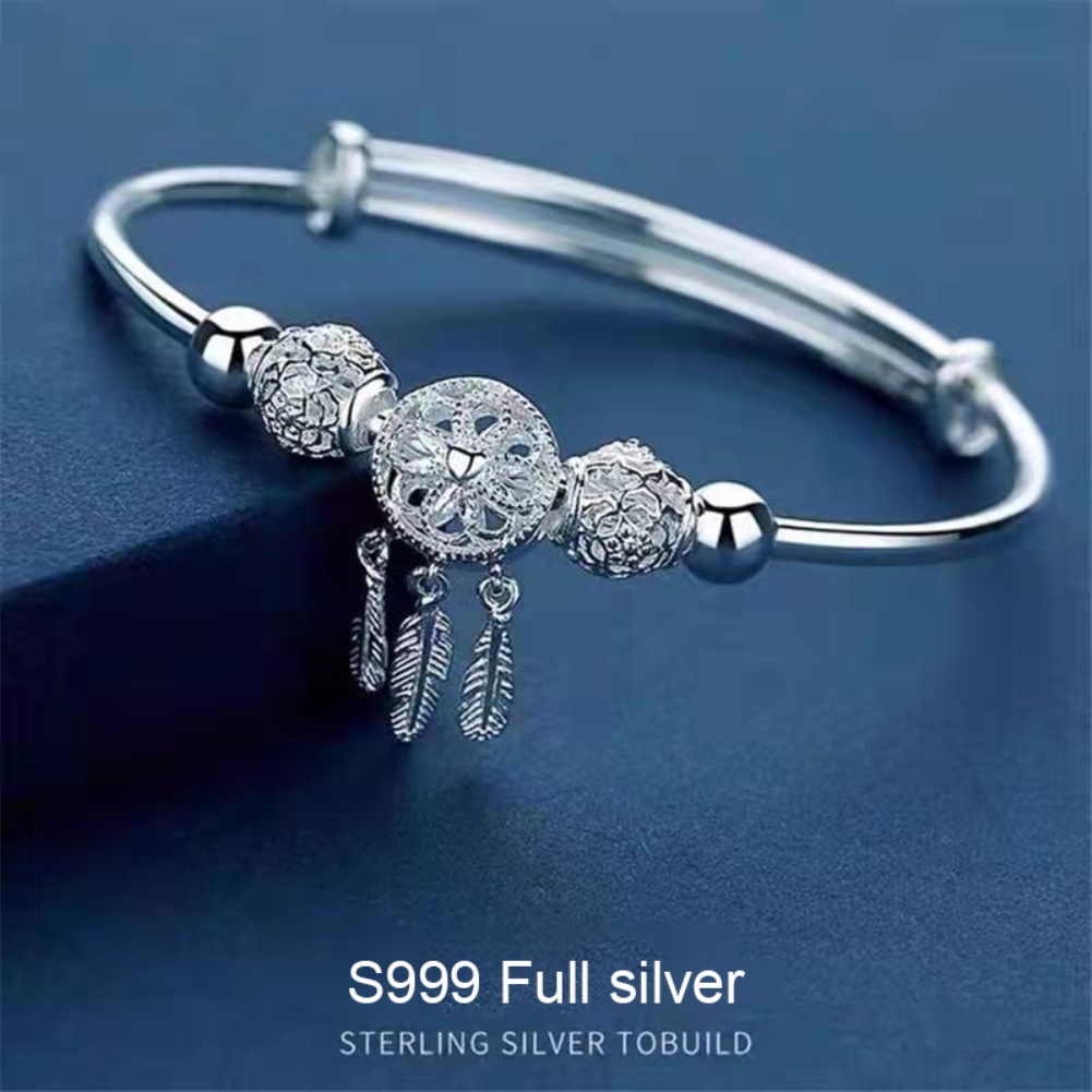 Sẵn sàng New cross-biên giới hot bán bạc mạ cung điện vòng đeo tay chuông của phụ nữ Châu Âu và Mỹ thời trang tất cả các-phù hợp với chạy hạt vòng tay smar