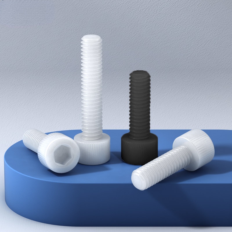 Ốc Vít Lục Giác Bằng Nhựa Màu Đen Cách Nhiệt Tiện Dụng