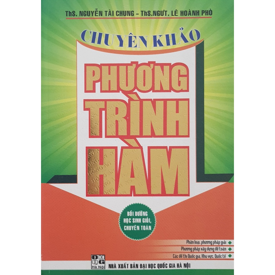 Sách - Chuyên khảo Phương Trình Hàm