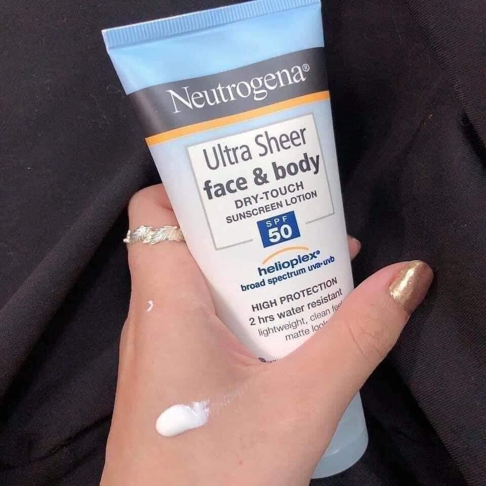 Kem Chống Nắng Neutrogena Ultra Sheer Face & Body Dry Touch Sunscreen Lotion SPF 50 88ml