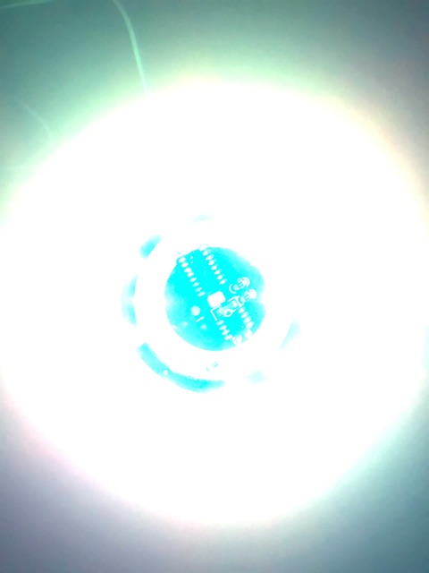 Led phi tiêu tròn tròn 12v 24v ô tô xe máy siêu sáng