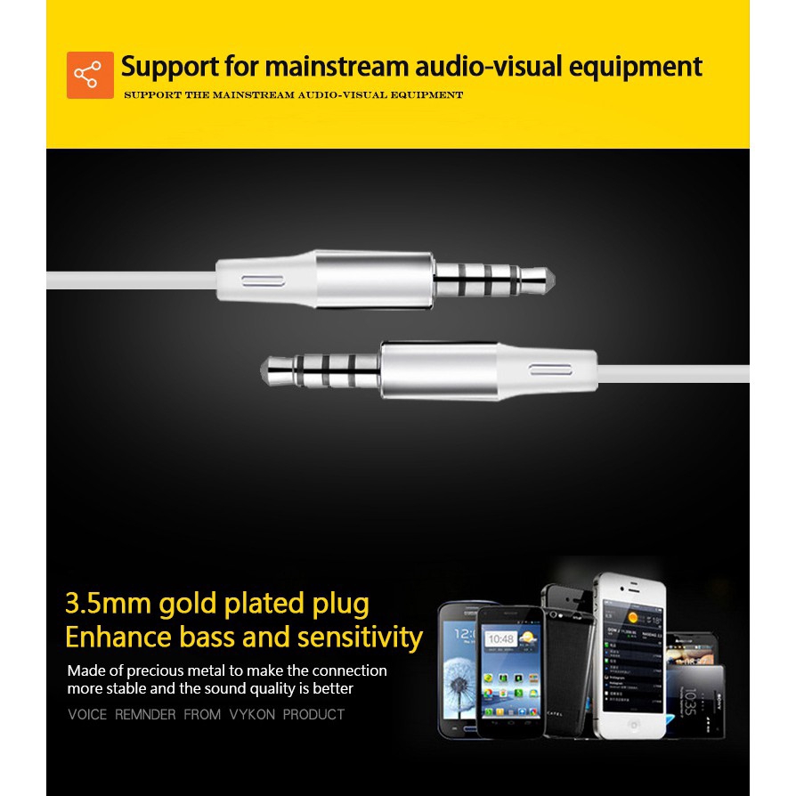 Tai Nghe Nhét Tai Bằng Kim Loại HD Chống Ồn Kèm Mic Mp3 HIFI